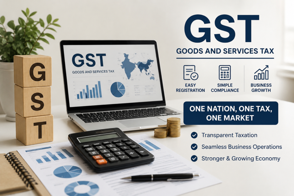 GST in India: Meaning, Registration, Types, Benefits, Compliance, and Filing Process