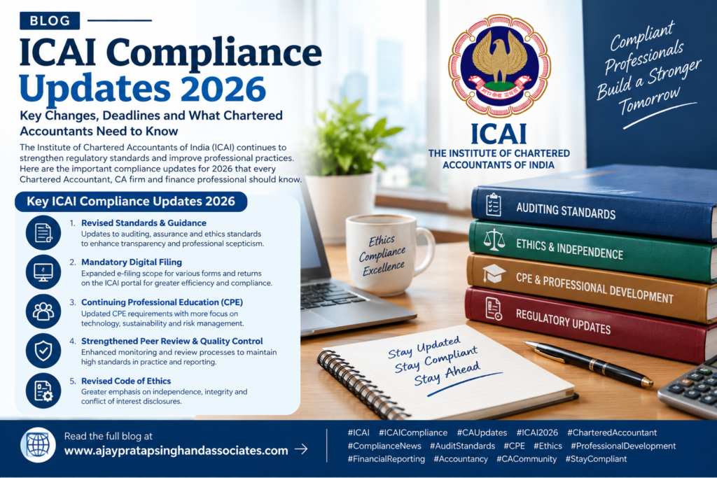 ICAI Compliance Updates 2026: Important Rules, Professional Requirements and Key Changes